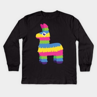 Funny Pinata - Mexican Cinco de Mayo Party Gift Kids Long Sleeve T-Shirt